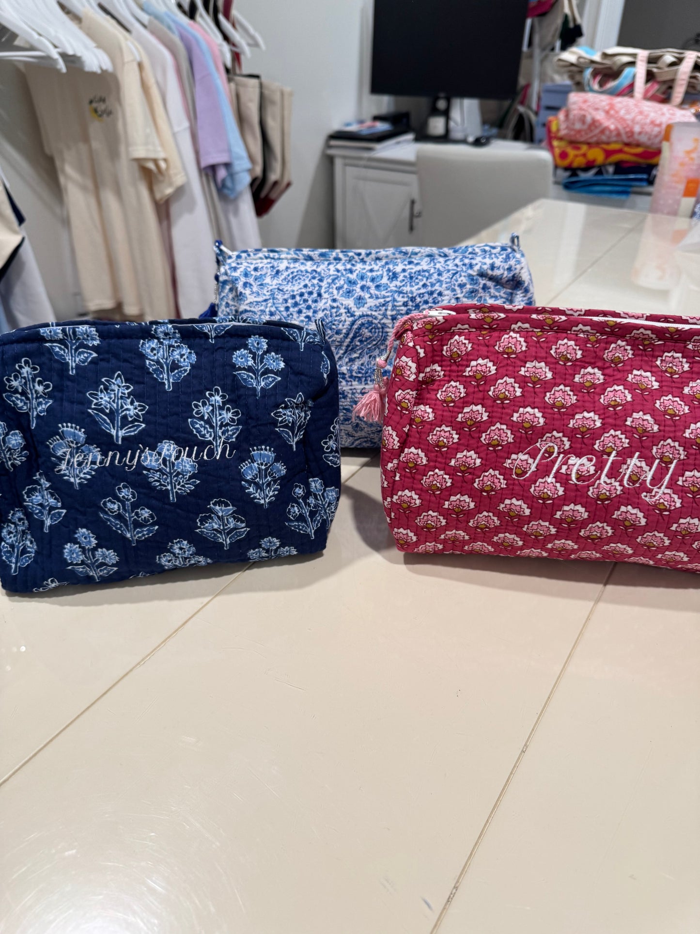 Cosmetic Cotton Pouches *floral prints