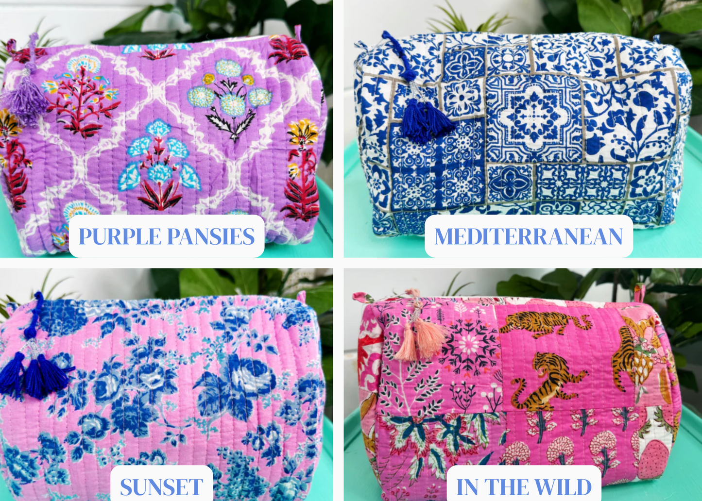 Cosmetic Cotton Pouches *floral prints