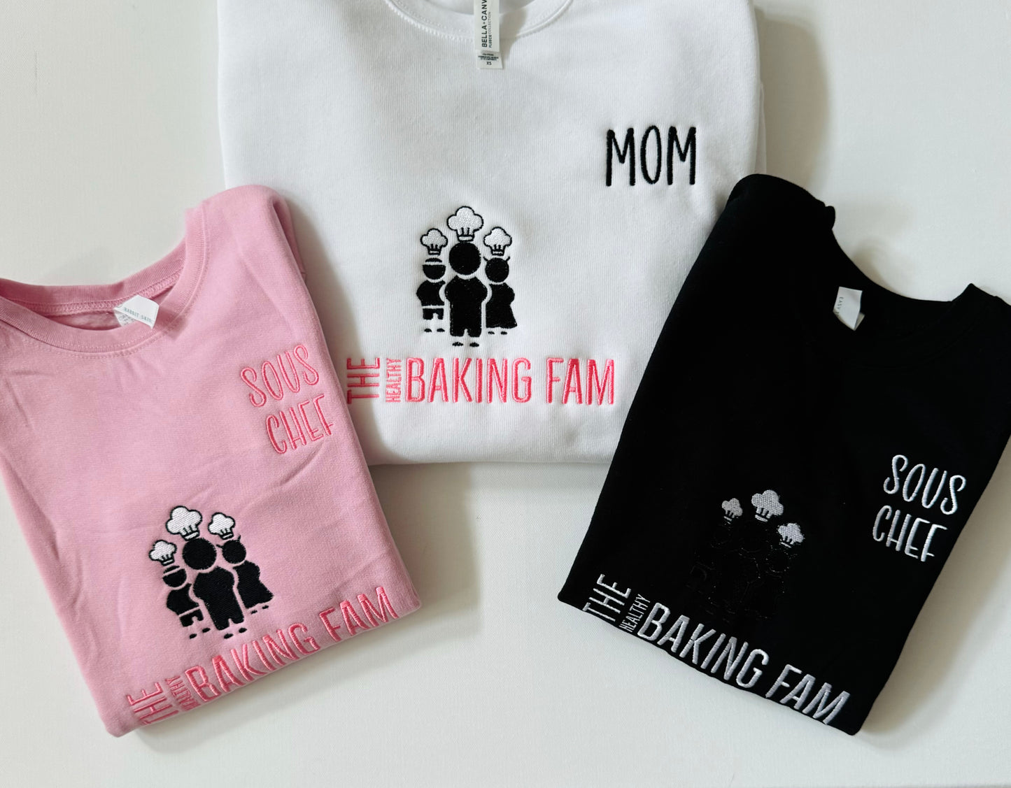 CUSTOM Brand Logo Embroidered Sweatshirt