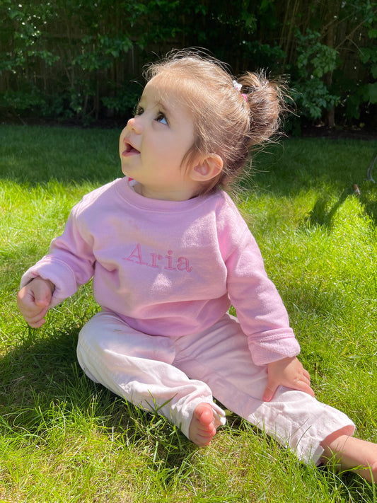 CUSTOM Kids Name Embroidered Sweatshirt