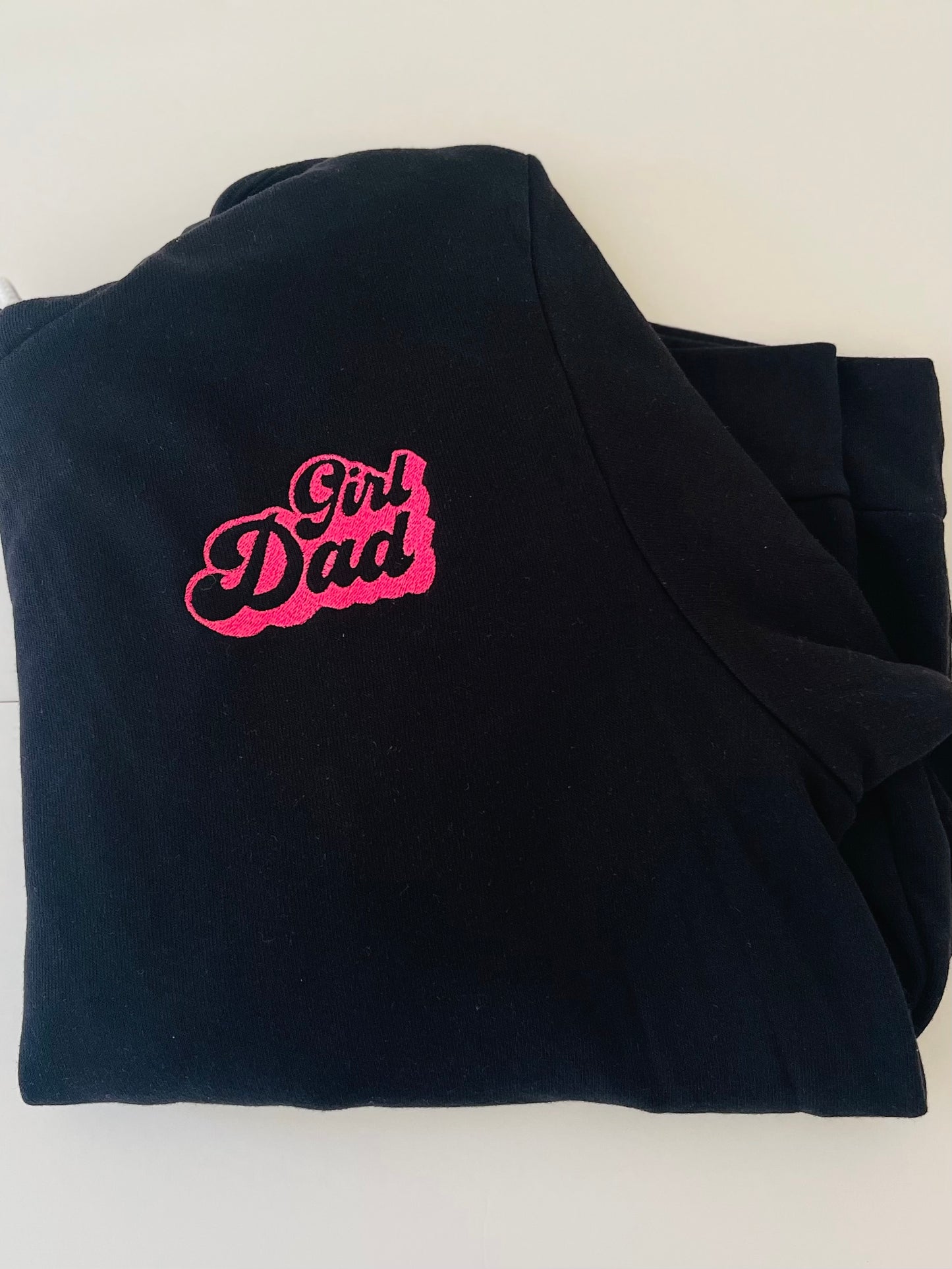 Girl Dad Embroidered Sweatshirt