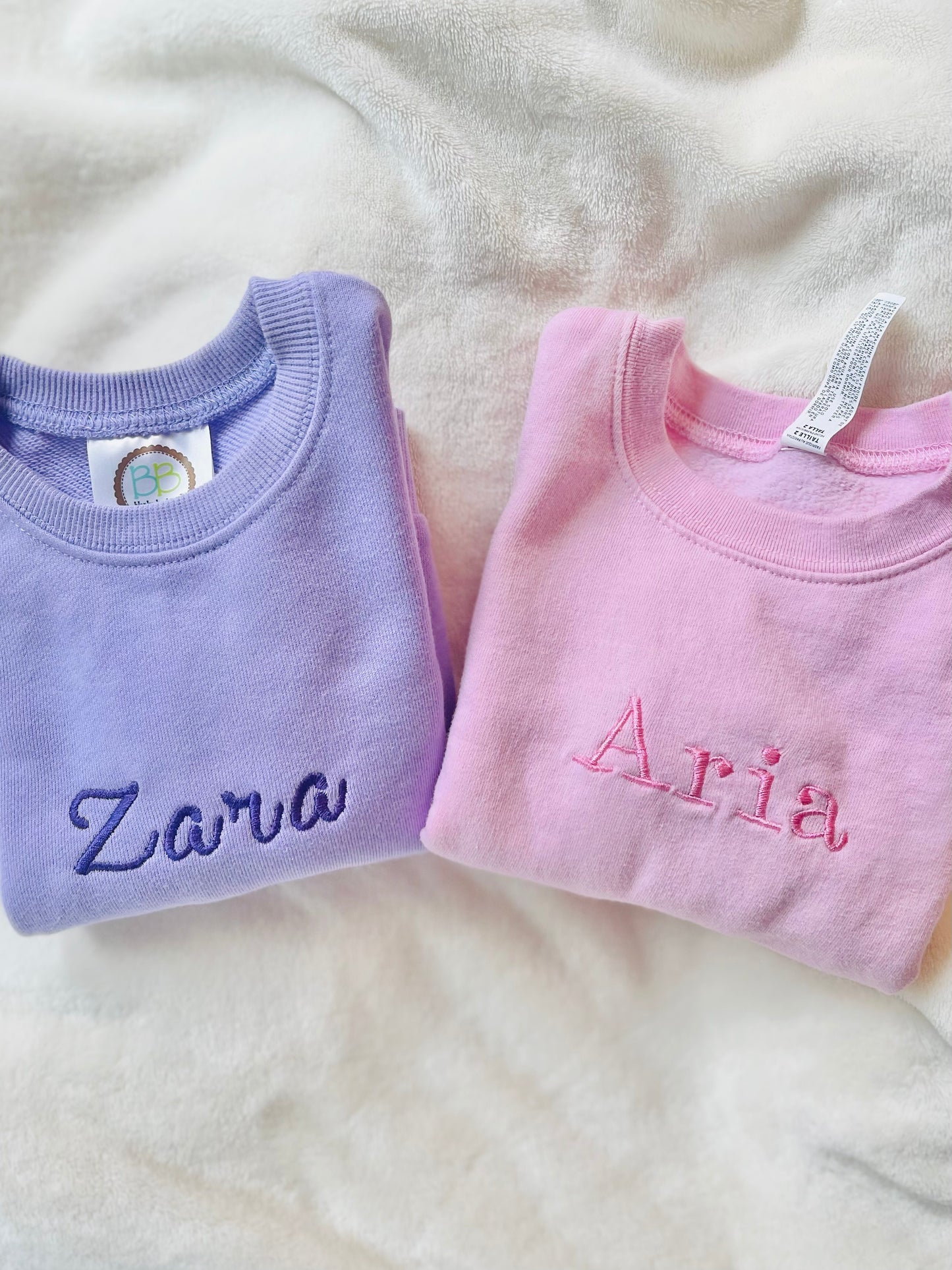 CUSTOM Kids Name Embroidered Sweatshirt