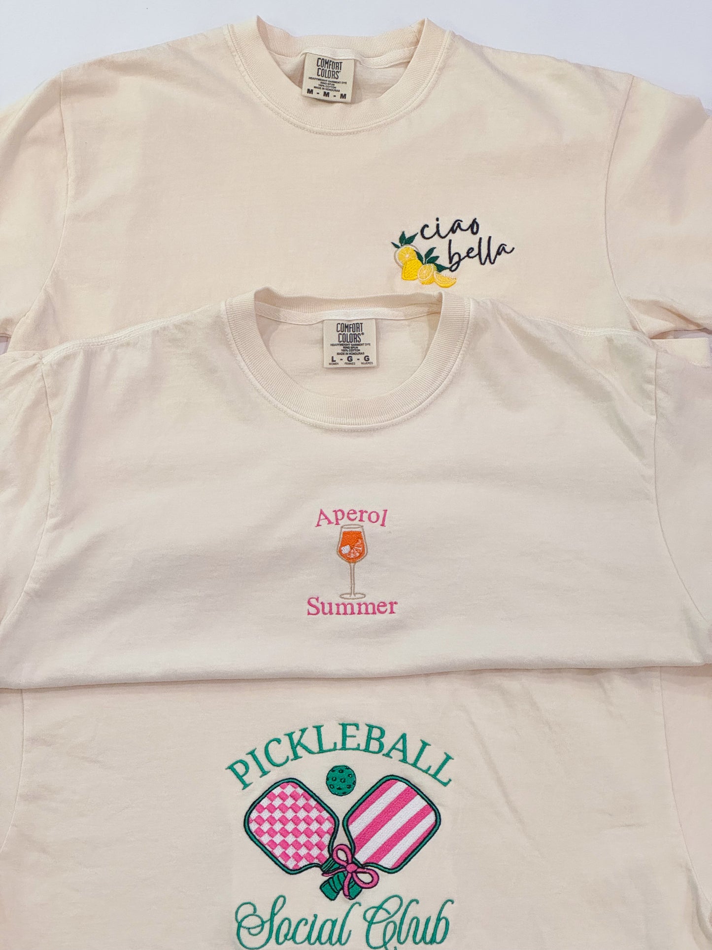 Elevated Embroidered T-Shirts *Pick your design