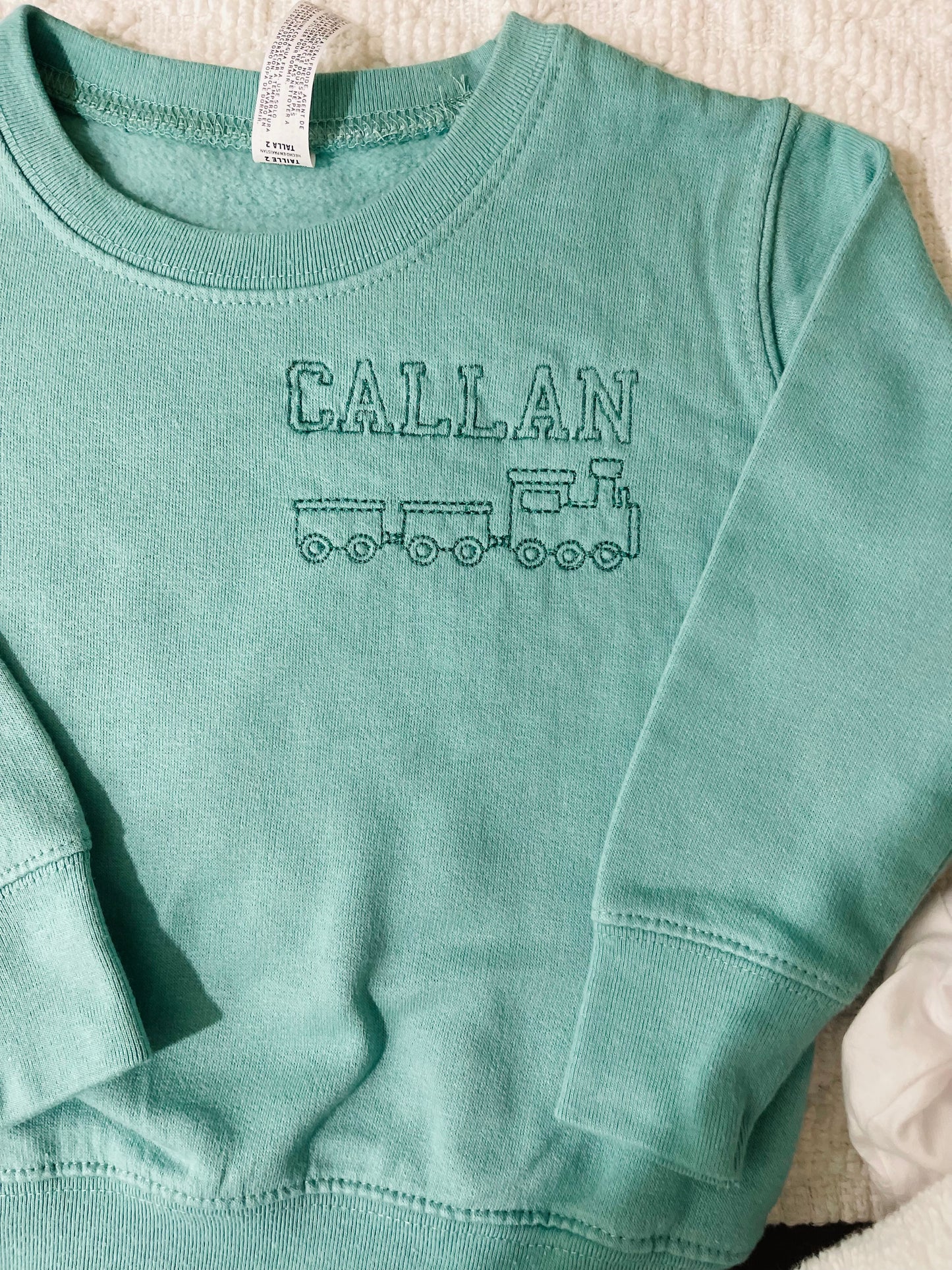 CUSTOM Kids Embroidered Sweatshirt