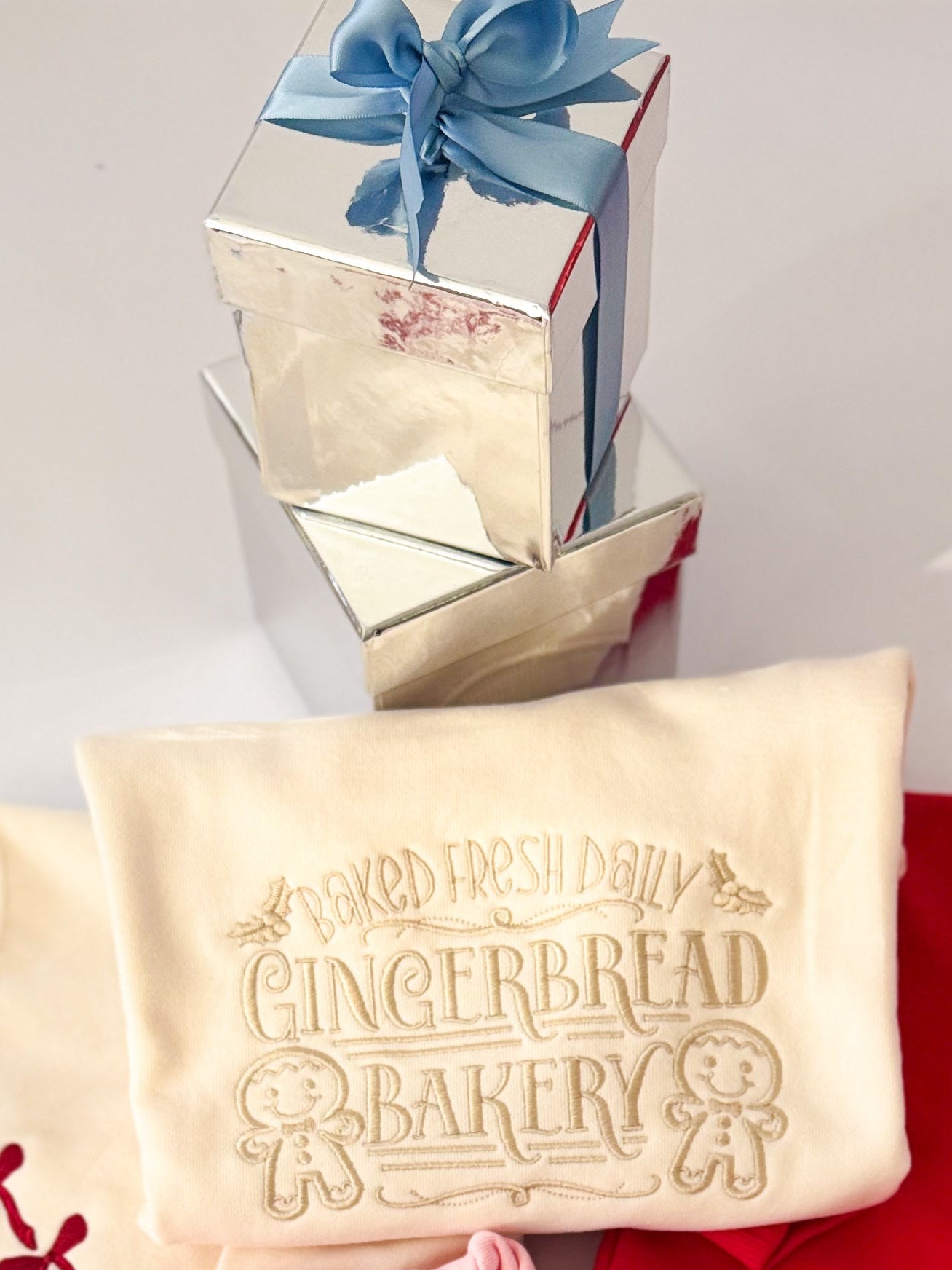 Gingerbread Bakery Embroidered KIDS SWEATSHIRT