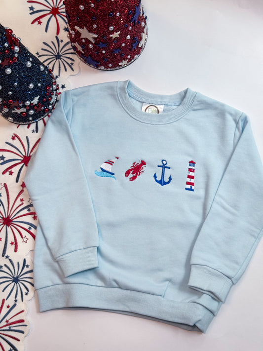 Boat, Anchor, Lobster, Lighthouse (KIDS)