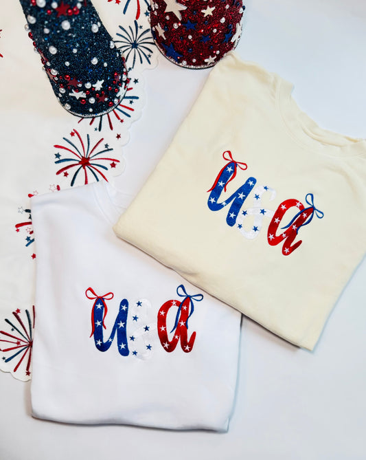 USA with Stars & Bows (ADULT)