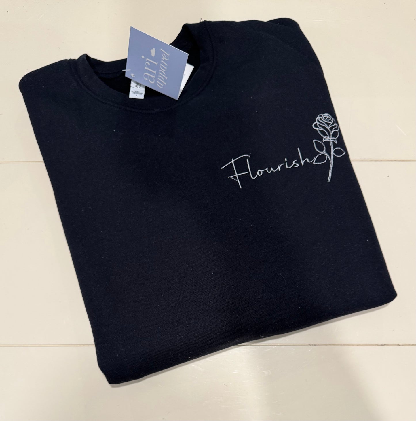 CUSTOM Brand Logo Embroidered Sweatshirt