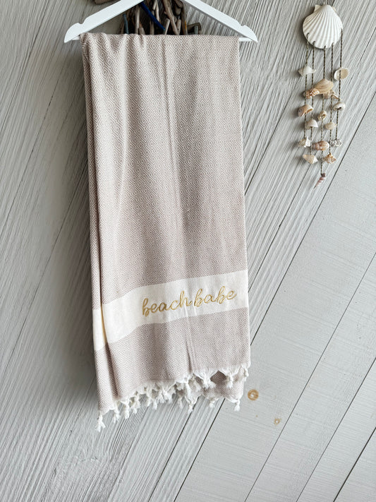 Beach Babe Turkish Towel *Ready to ship*
