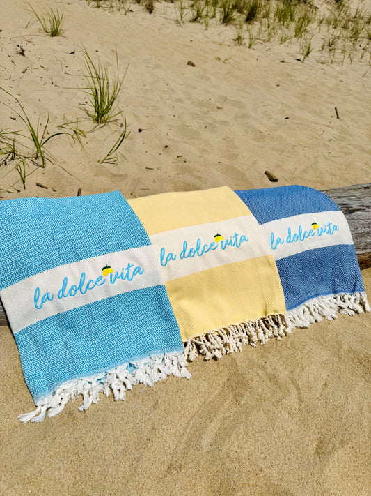 La Dolce Vita Turkish Towel *Ready to ship*