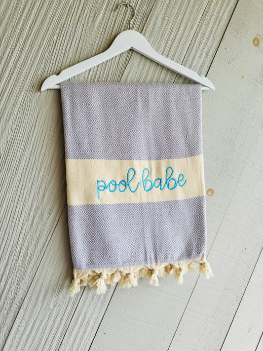 Pool Babe Turkish Towel *Ready to ship*