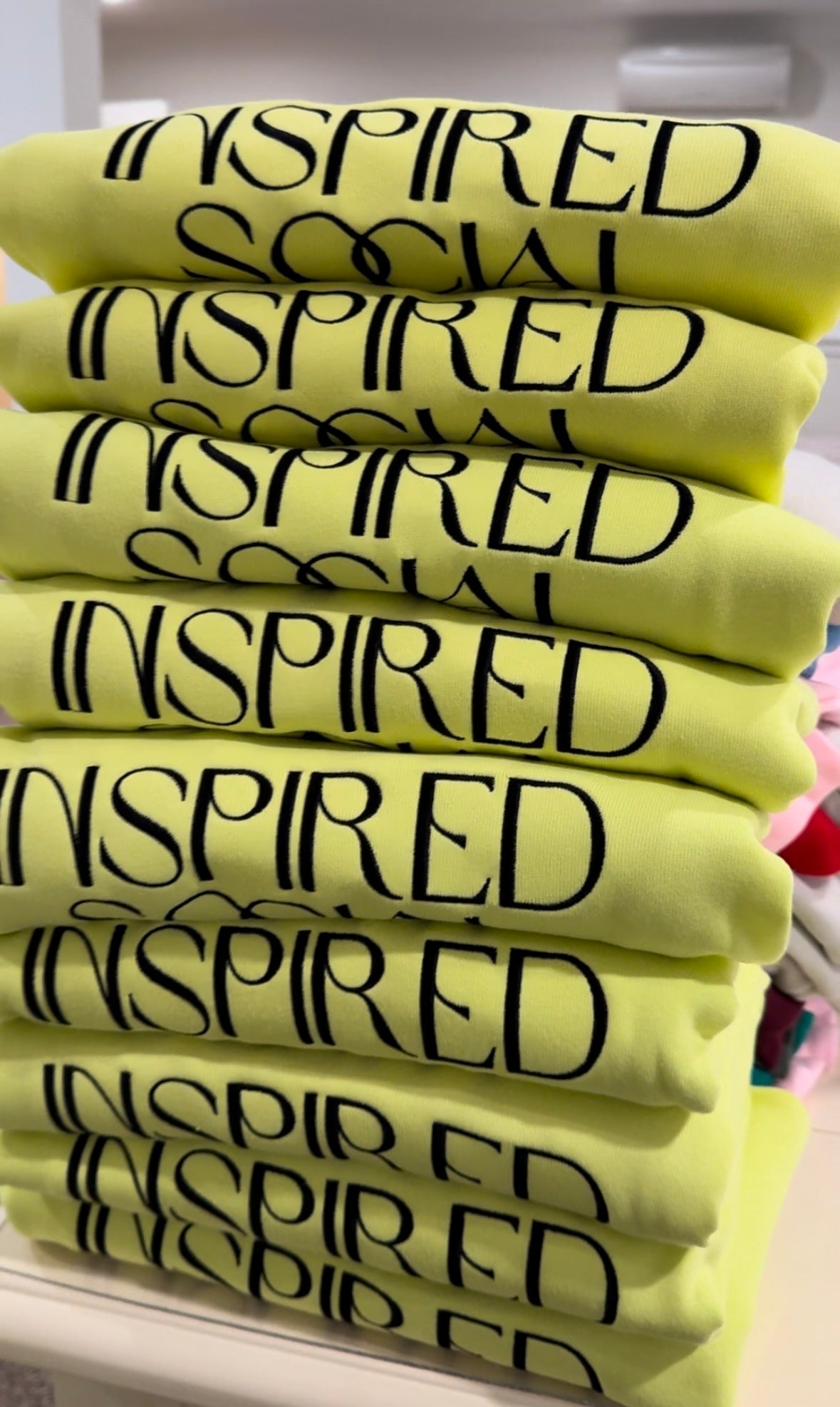 CUSTOM Brand Logo Embroidered Sweatshirt