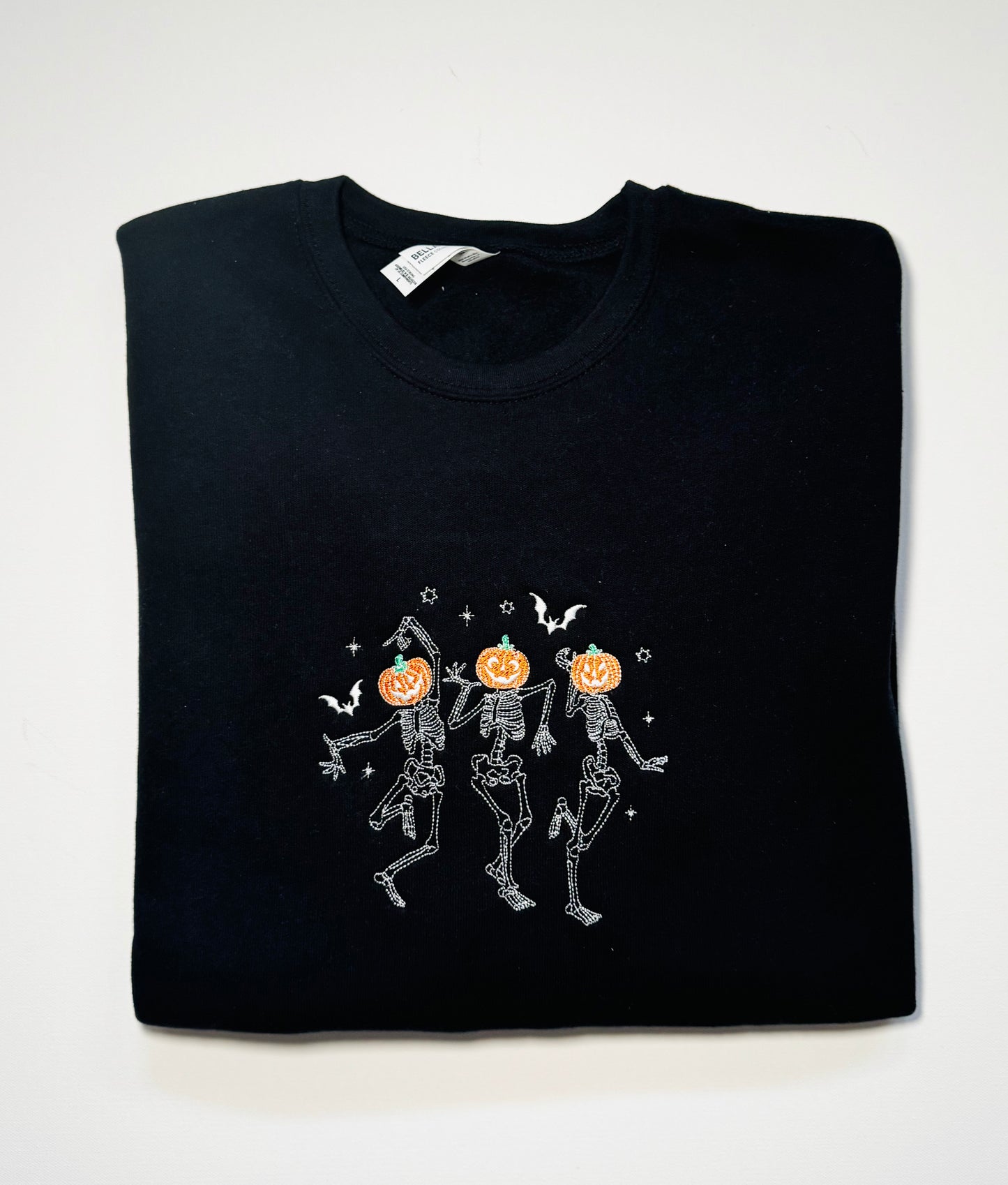 Dancing Pumpkin Skeletons Adult SWEATSHIRT
