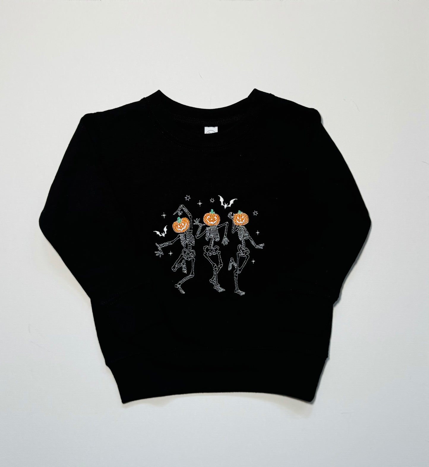 Dancing Pumpkin Skeletons Kids SWEATSHIRT