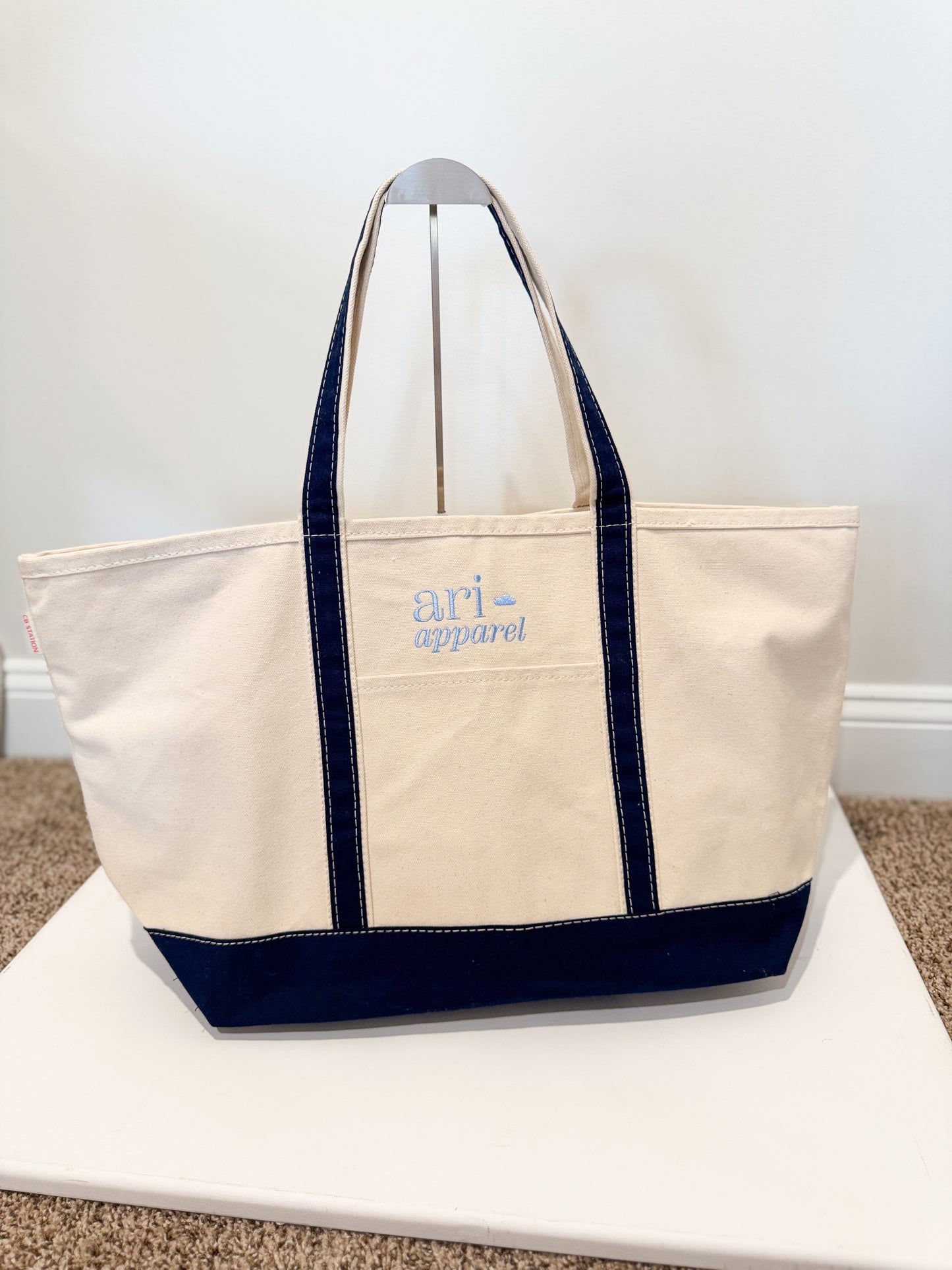 Branded Logo Canvas Tote Bag