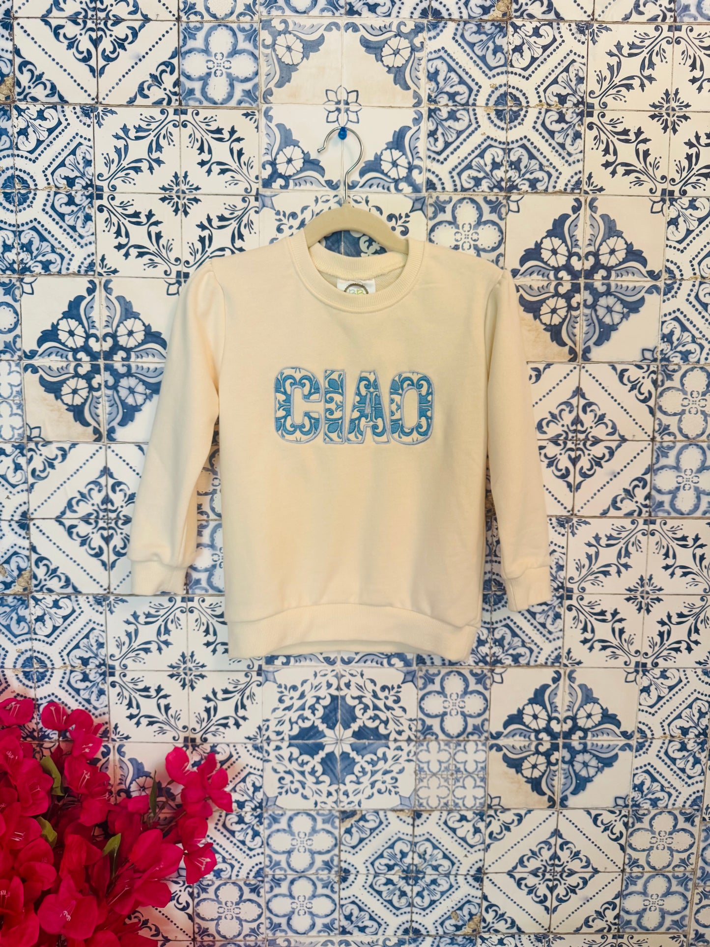 Ciao Embroidered KIDS SWEATSHIRT/T-SHIRT