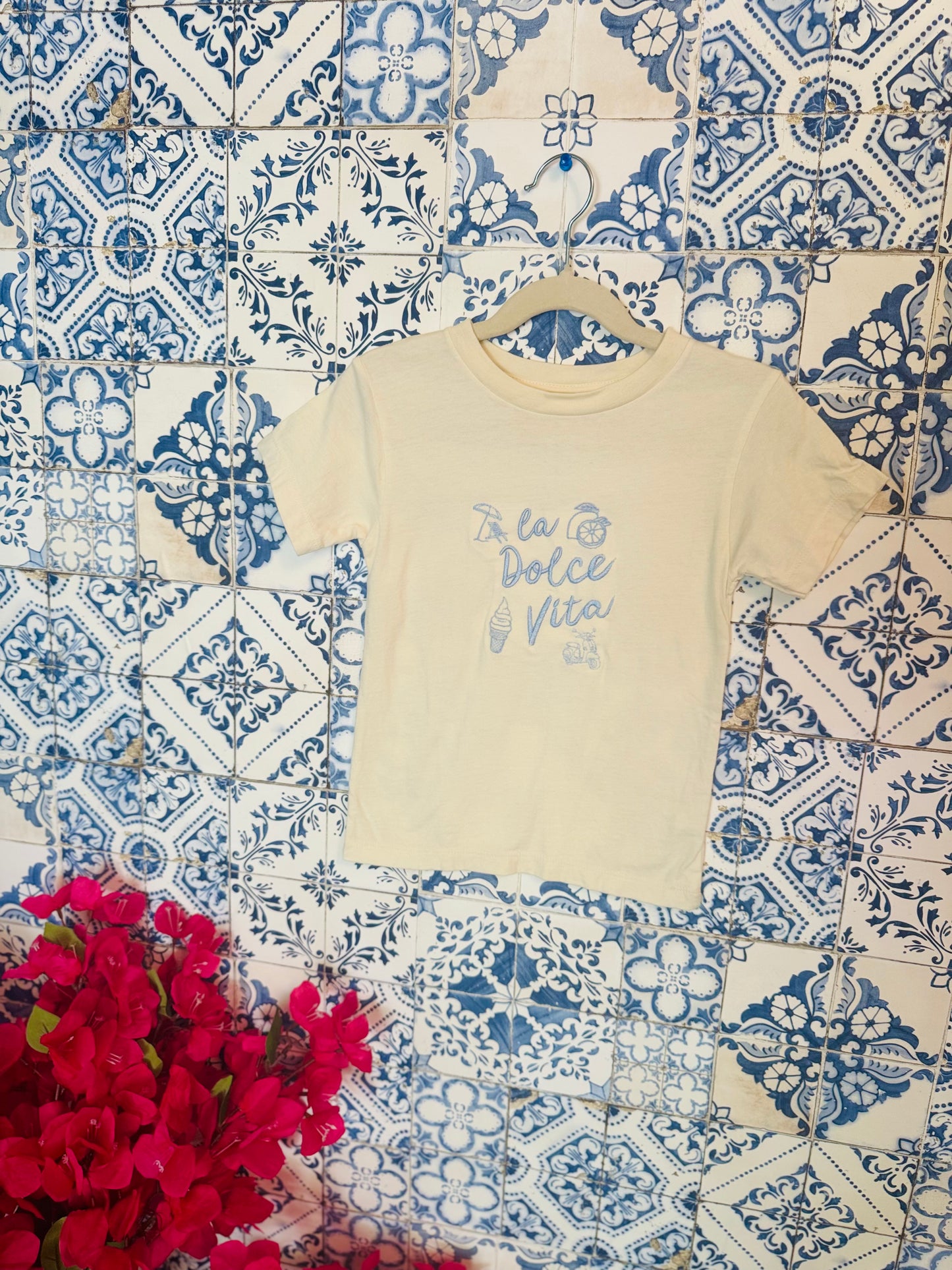 La Dolce Vita Embroidered KIDS SWEATSHIRT/T-SHIRT