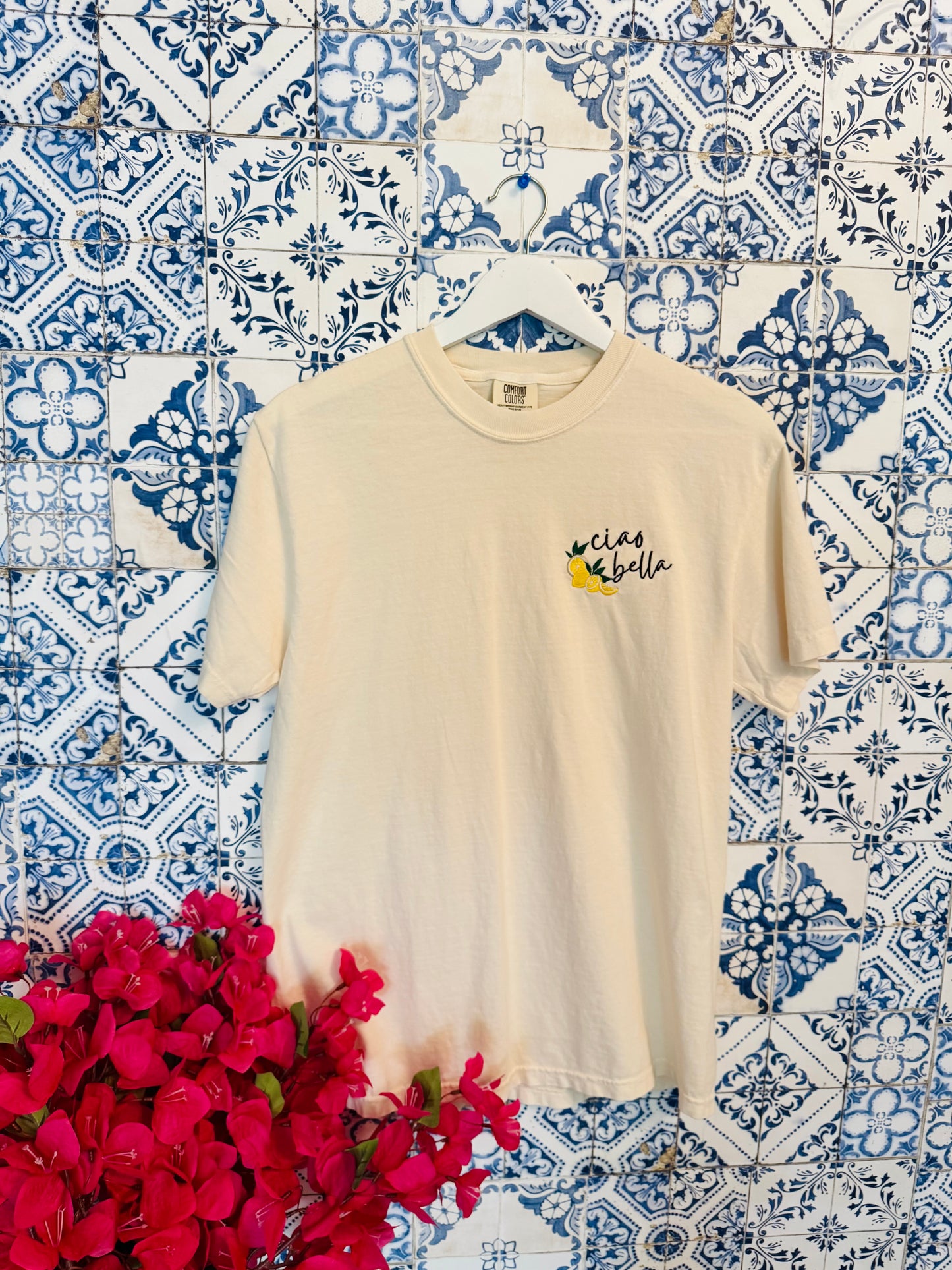 Ciao Bella Embroidered ADULT SWEATSHIRT/T-SHIRT