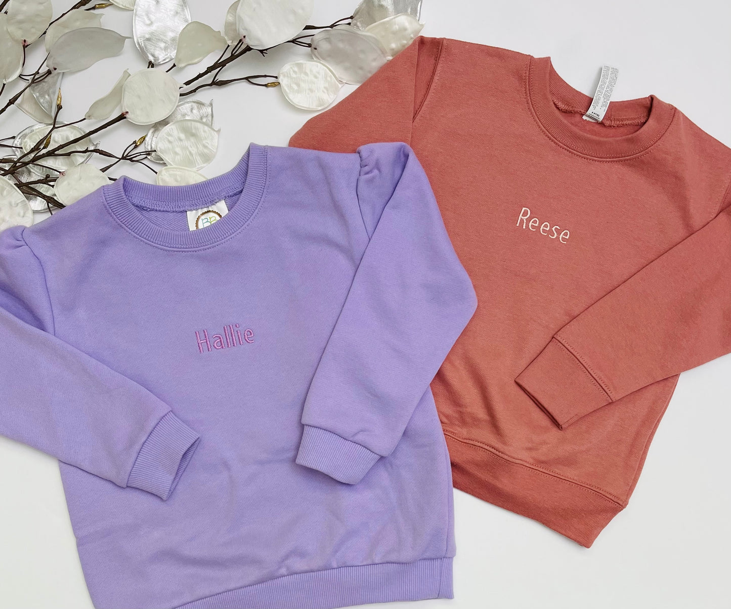 CUSTOM Kids Name Embroidered Sweatshirt