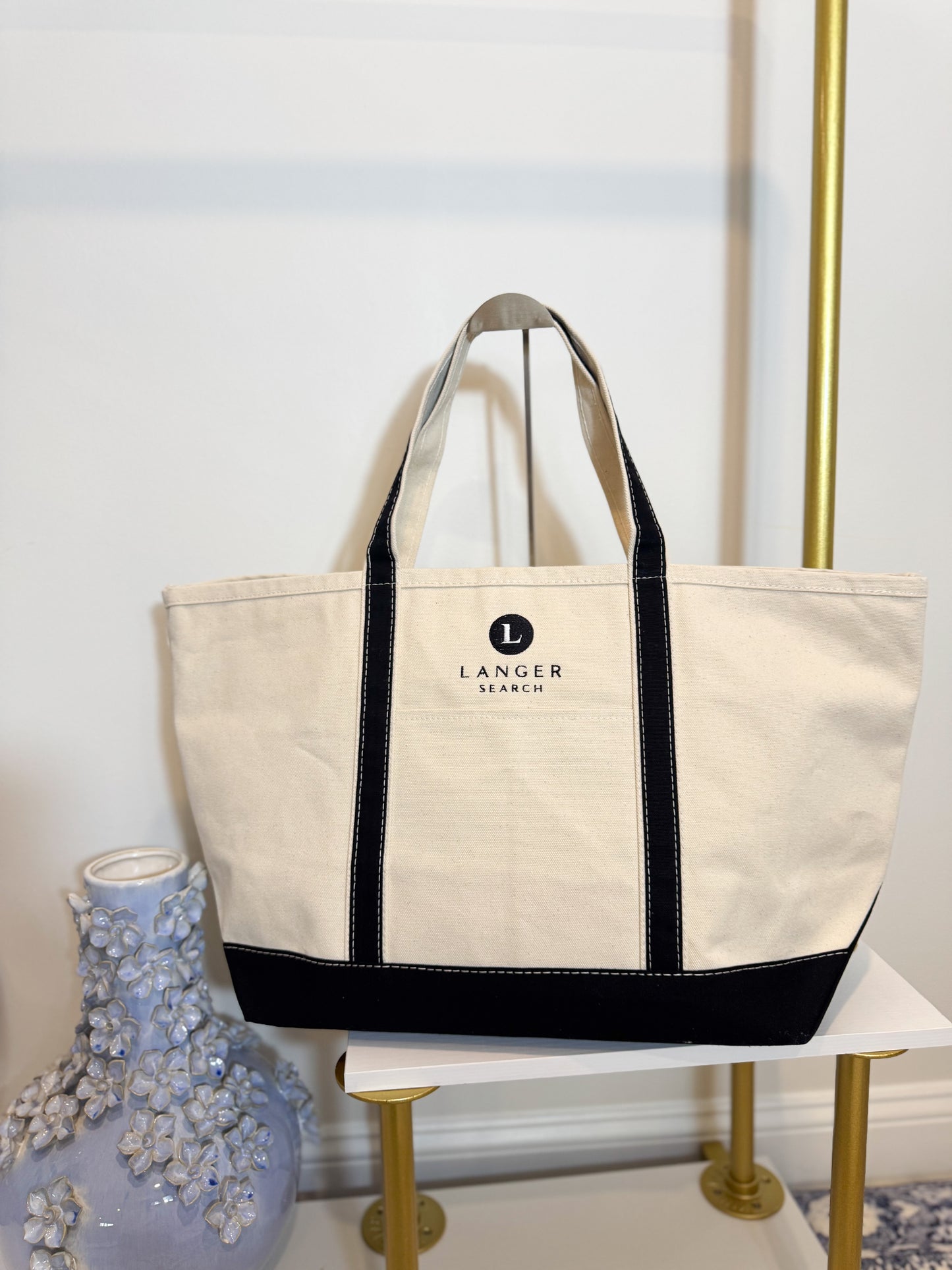 Branded Logo Canvas Tote Bag
