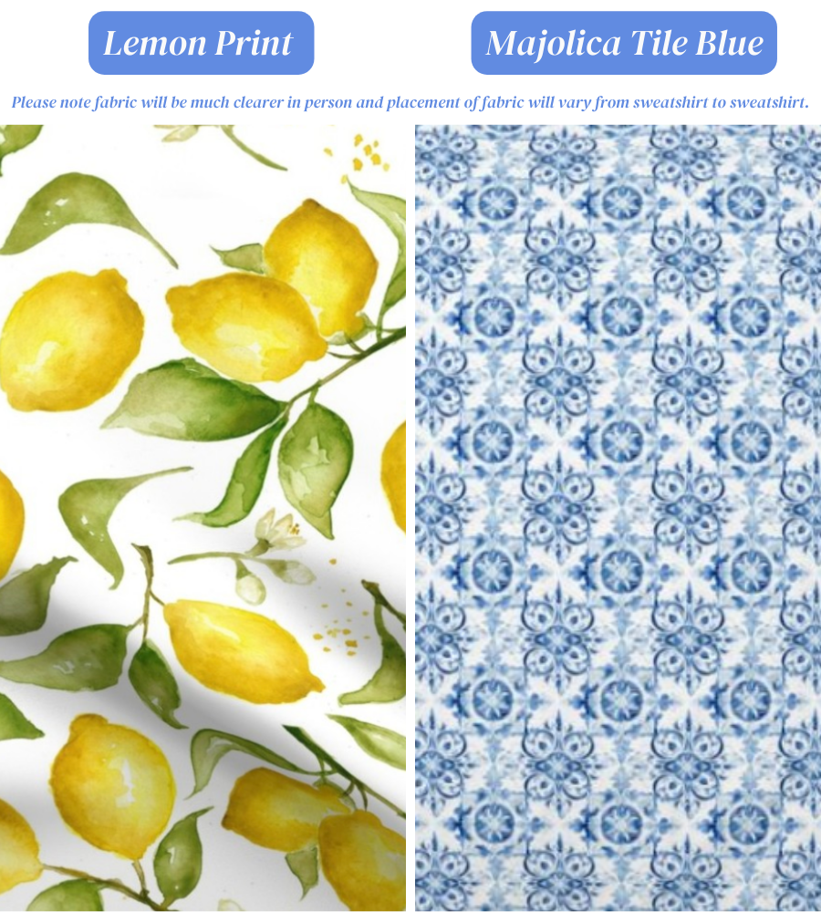 CIAO - Block Lettering Applique Embroidered SWEATSHIRT