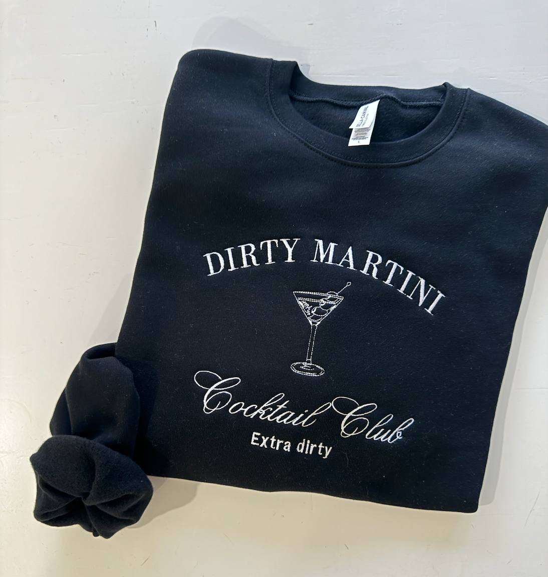 Dirty Martini Social Club Embroidered Sweatshirt (SALE)