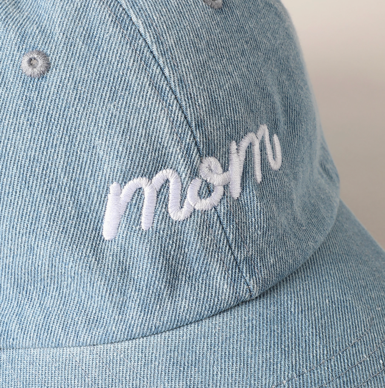 Mom Denim Baseball Cap