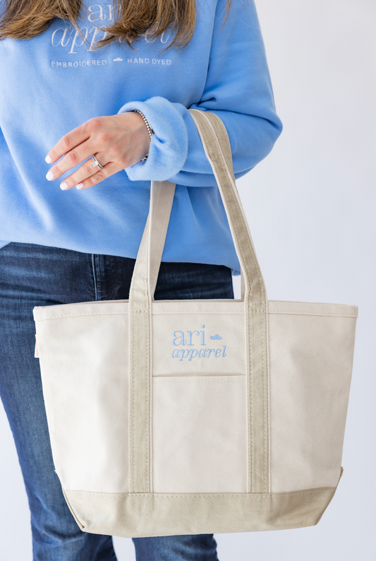Branded Logo Canvas Tote Bag