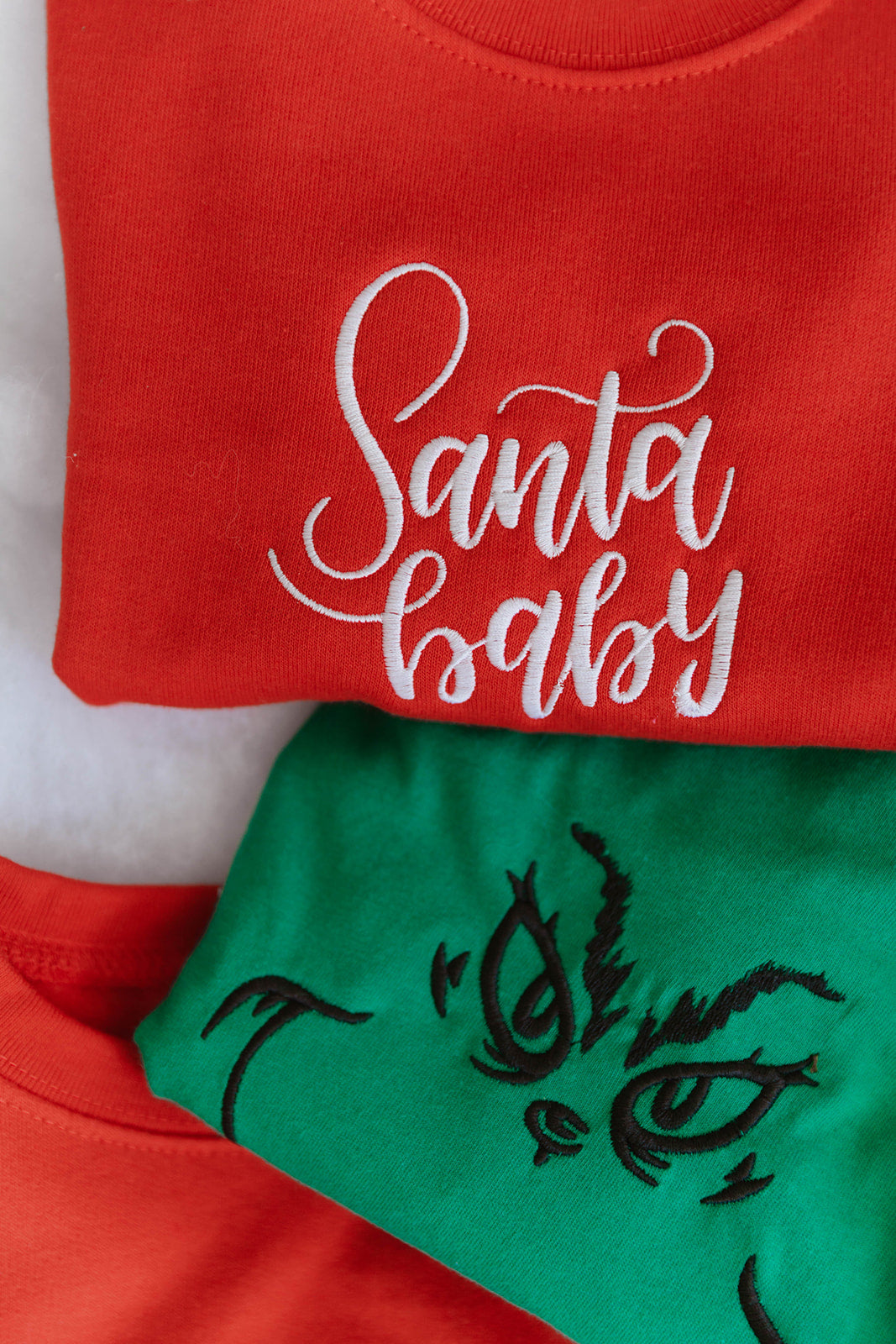 Santa Baby (KIDS) Embroidered Sweatshirt