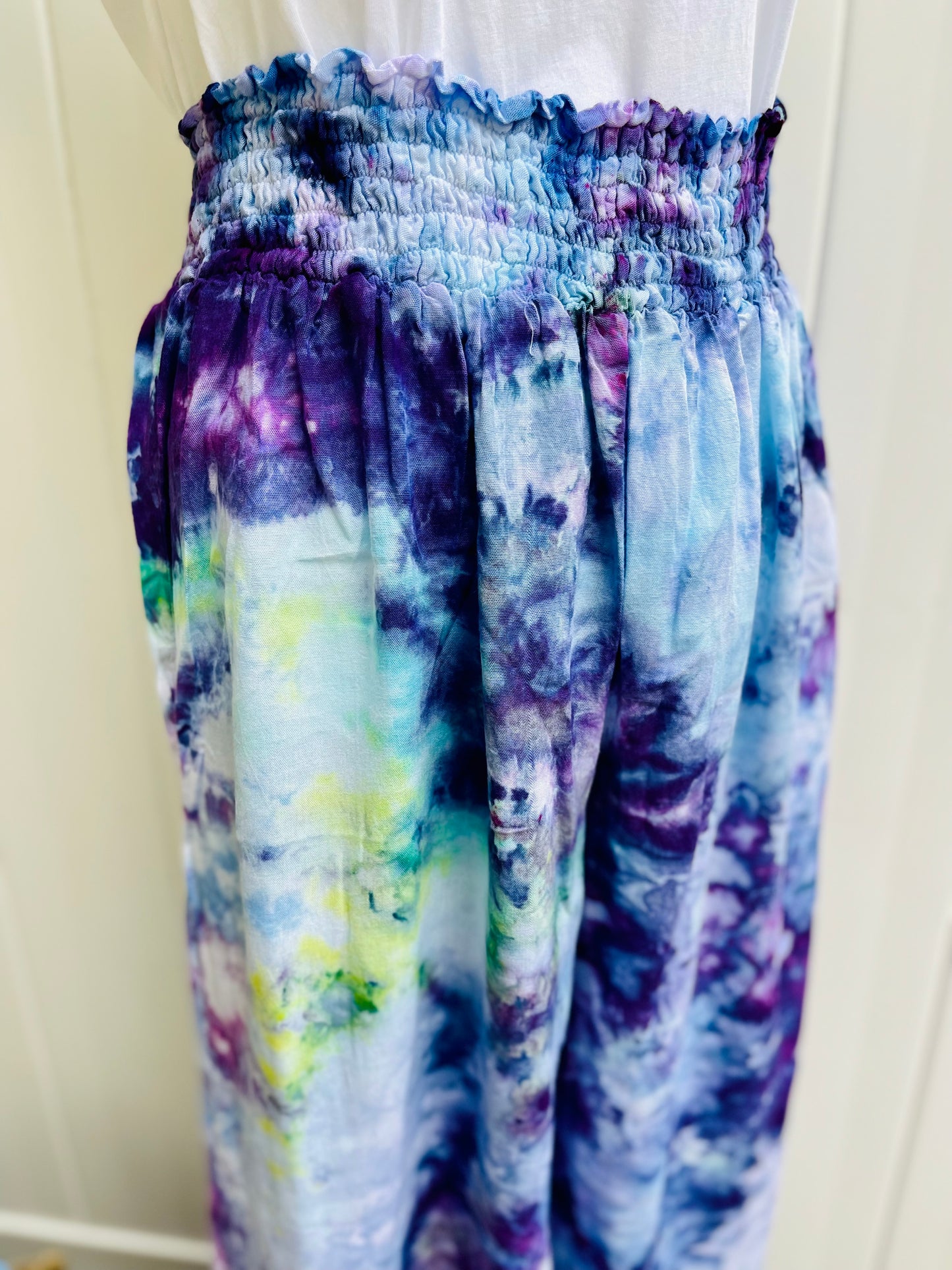 Mermaizing Hand Dyed Summer Palazzo Pants
