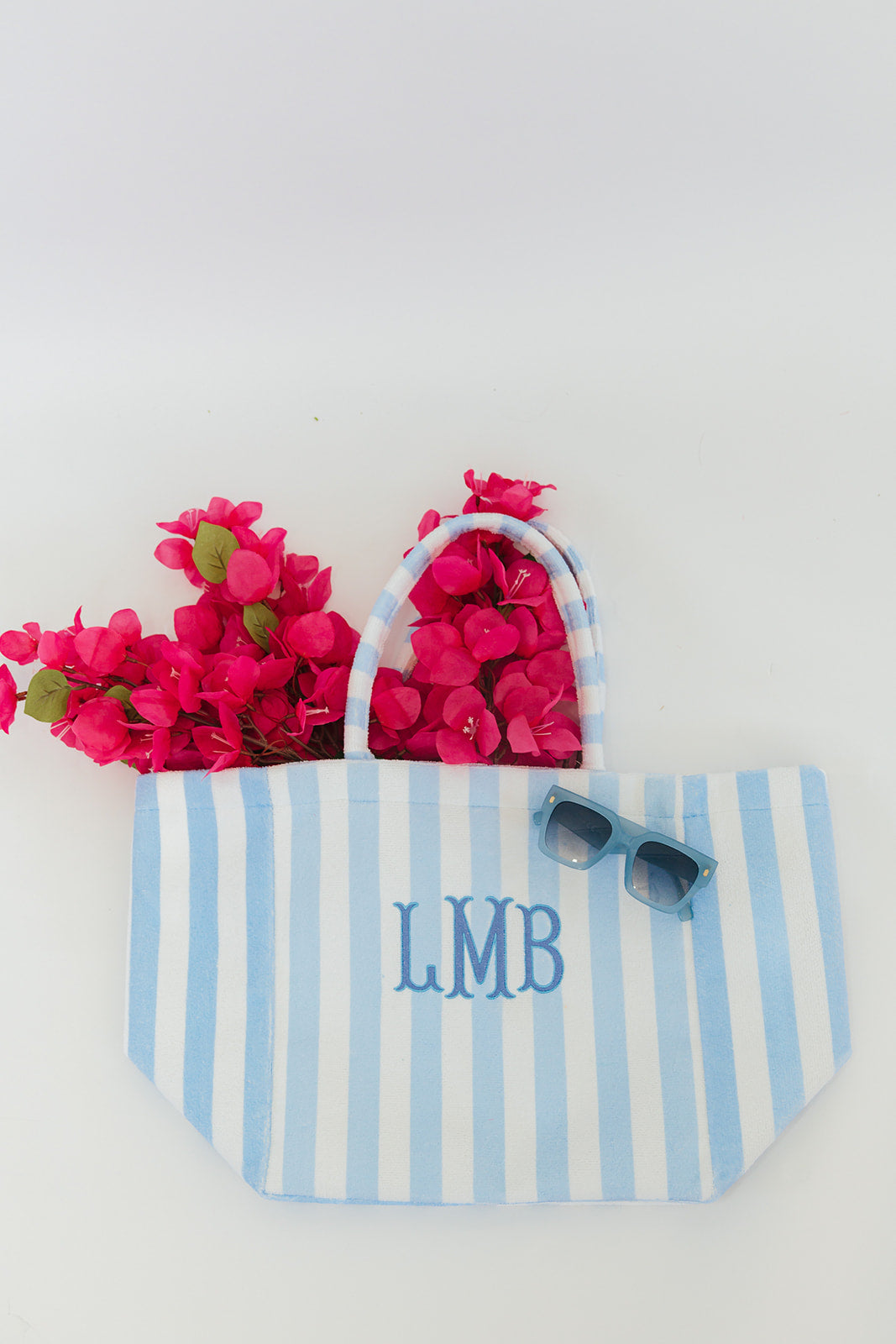 Fleece Terry Striped Tote