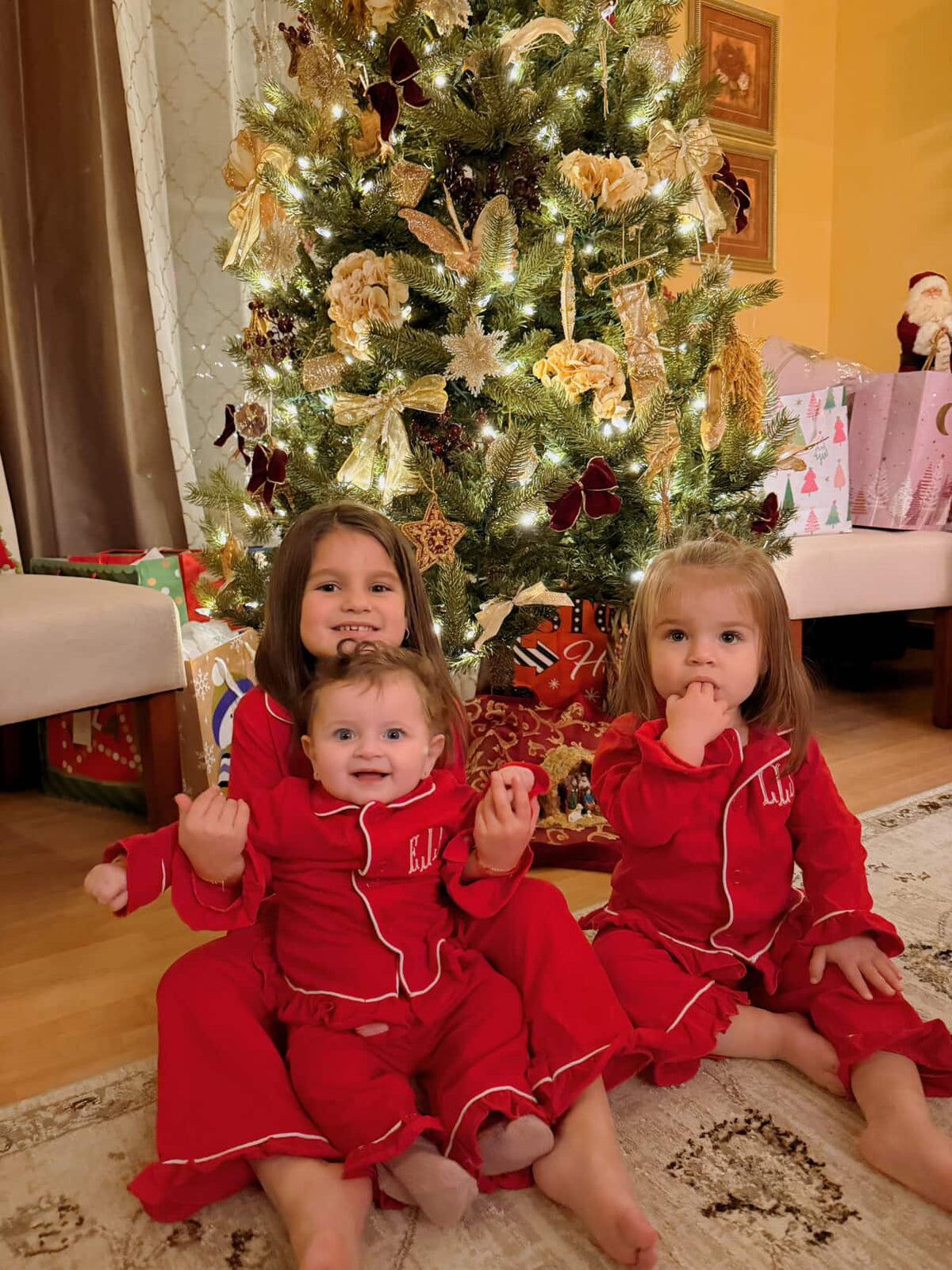 Holiday PJs (ADULT) RED