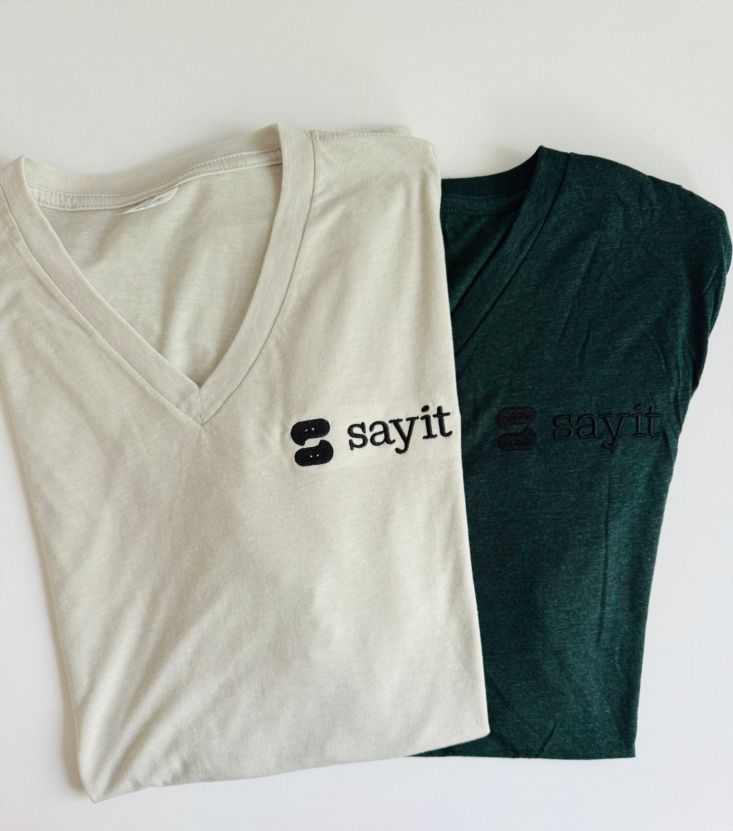 CUSTOM Brand Logo Embroidered T-Shirt