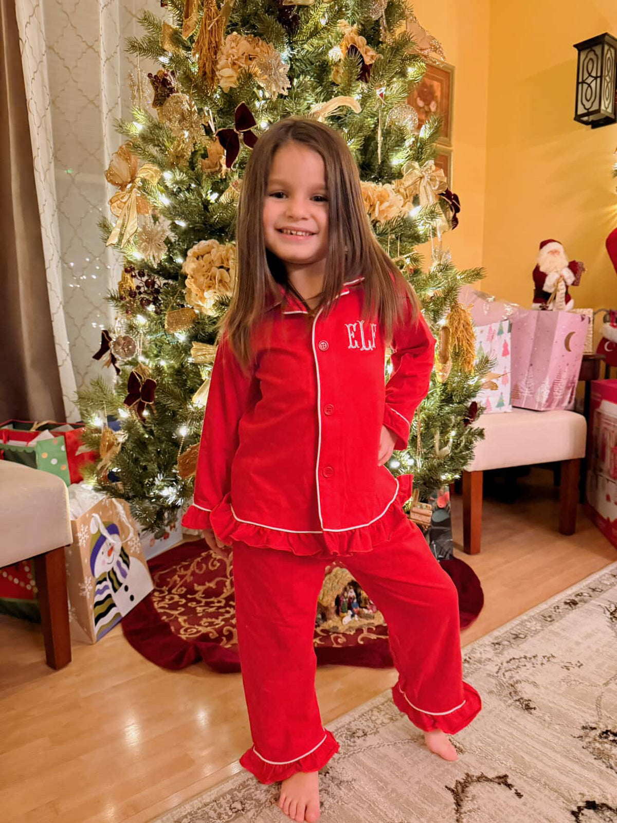 Holiday PJs (KIDS) Red