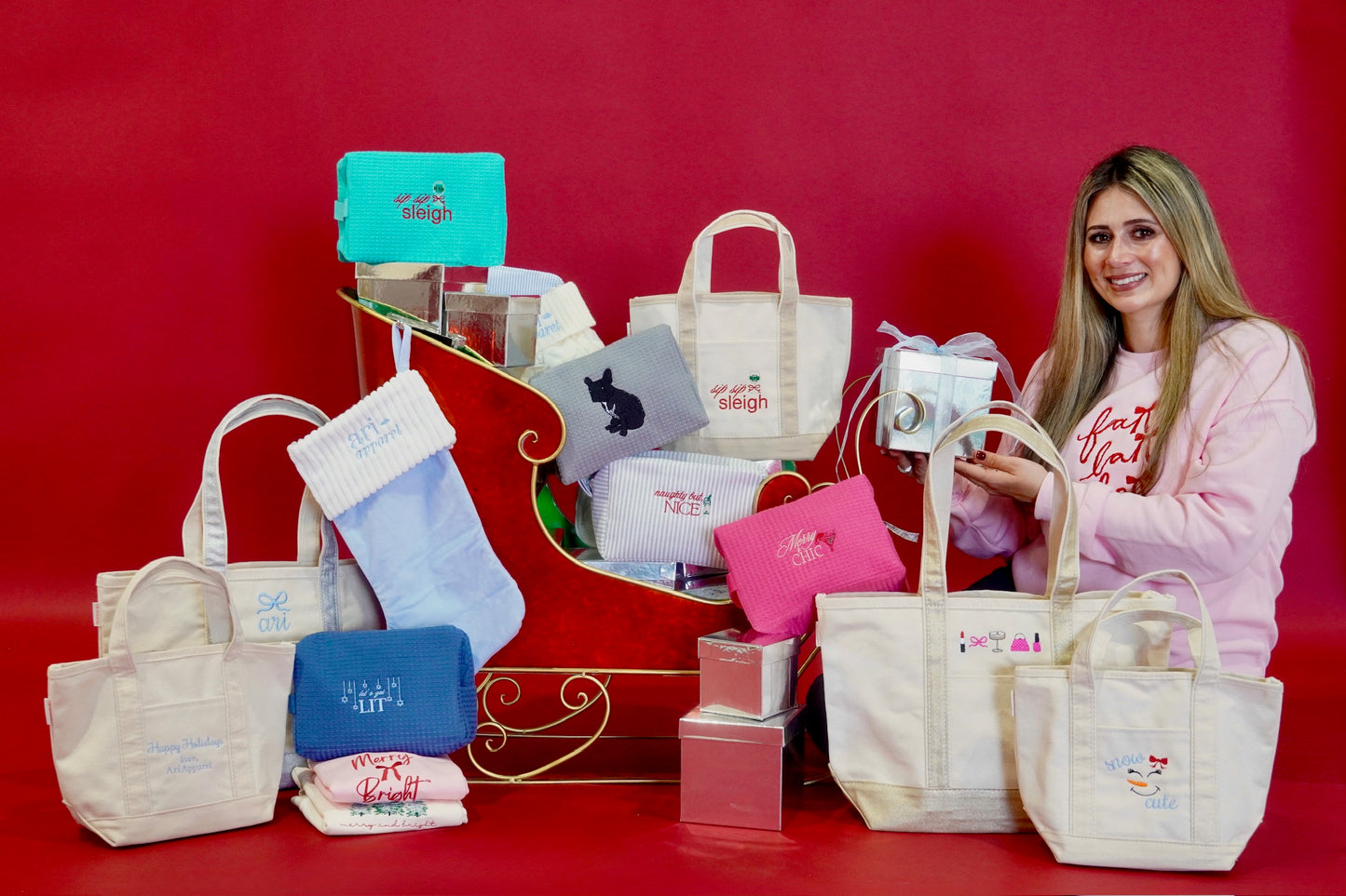 Custom Waffle Travel/Toiletry/Makeup Pouches