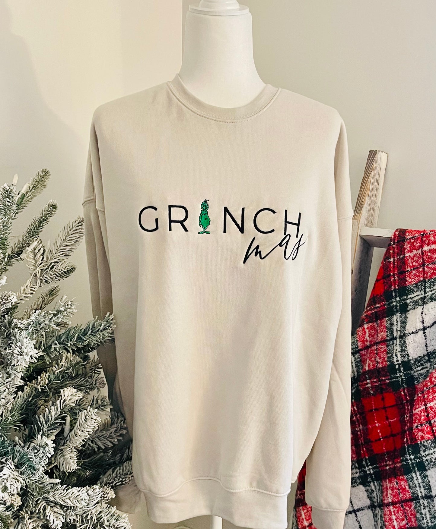 Grinchmas (ADULT) Embroidered Sweatshirt
