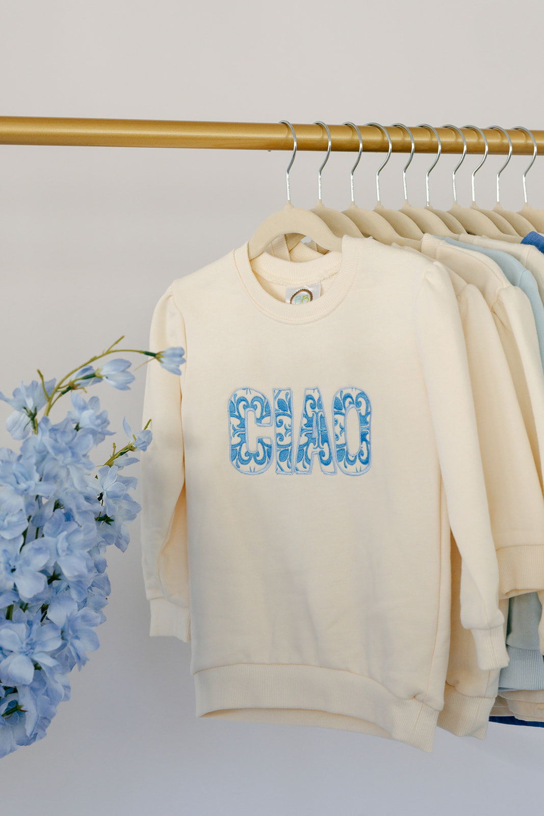 Ciao Embroidered KIDS SWEATSHIRT/T-SHIRT