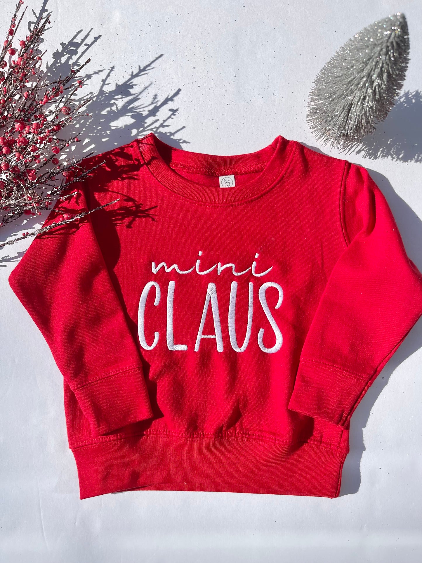 Mini Claus (KIDS) Embroidered Sweatshirt