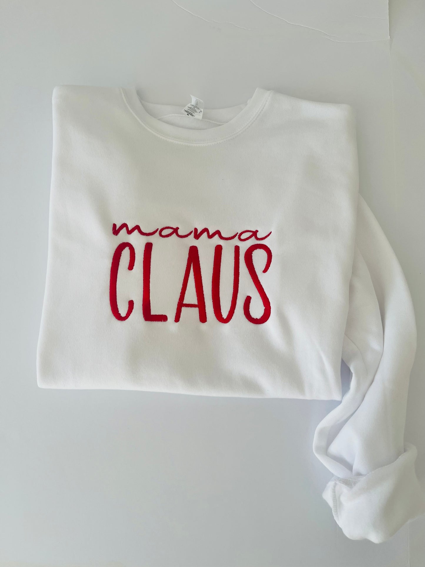 Mama Claus (ADULT) Embroidered Sweatshirt
