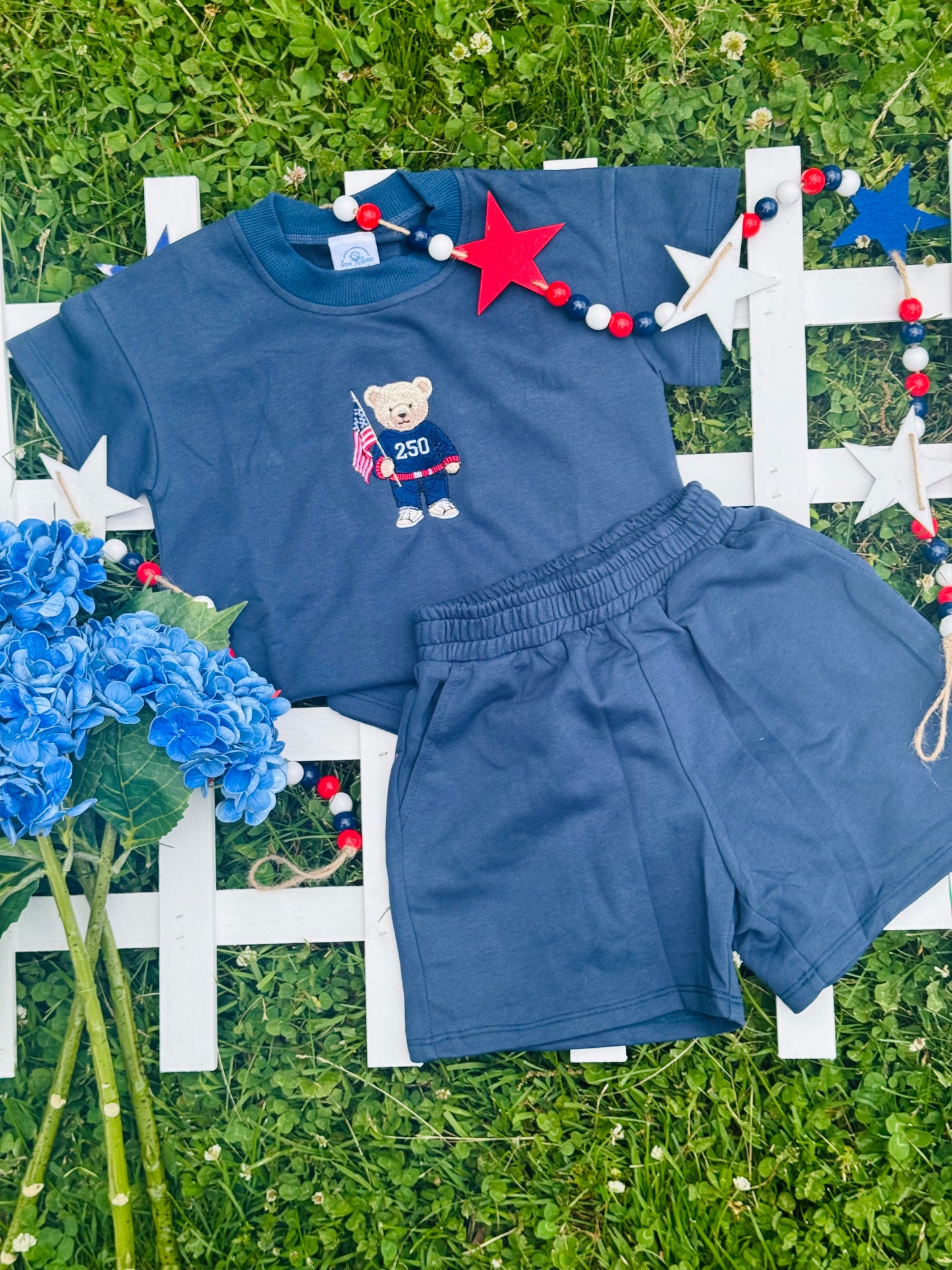 America 250 Bear French Terry Short Set (KIDS)