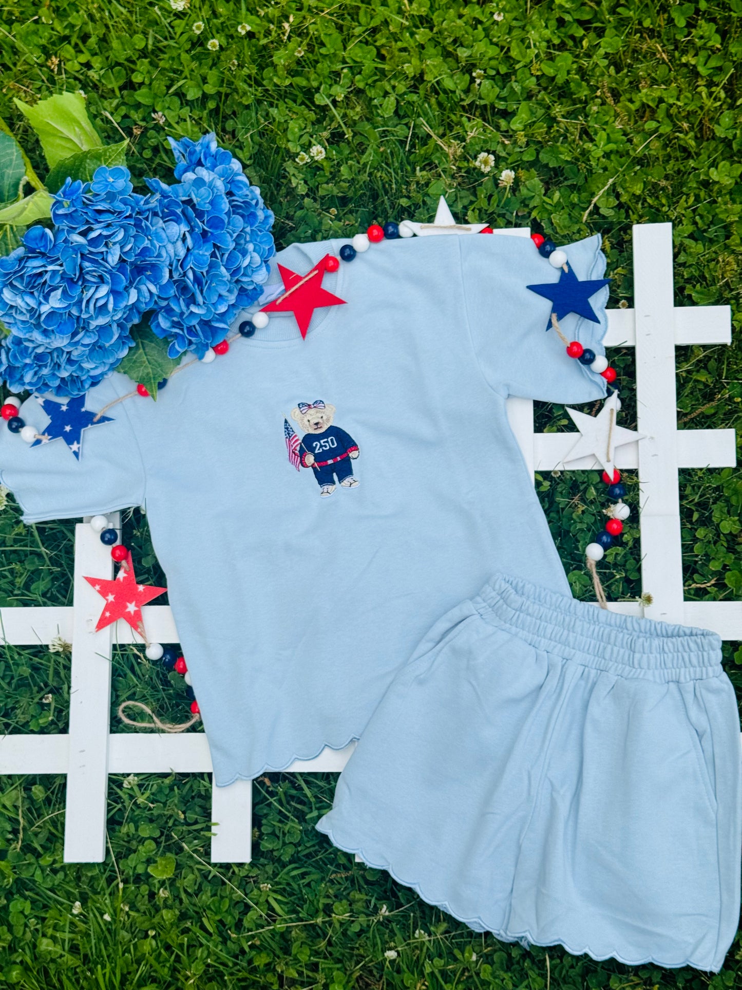 America 250 Bear French Terry Short Set (KIDS)