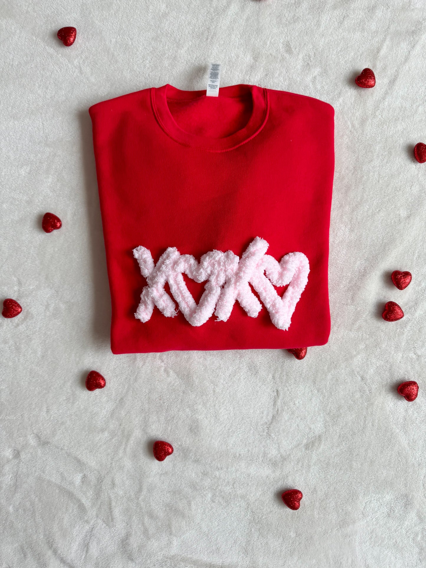 XOXO 3D Embroidered Sweatshirt (ADULT)