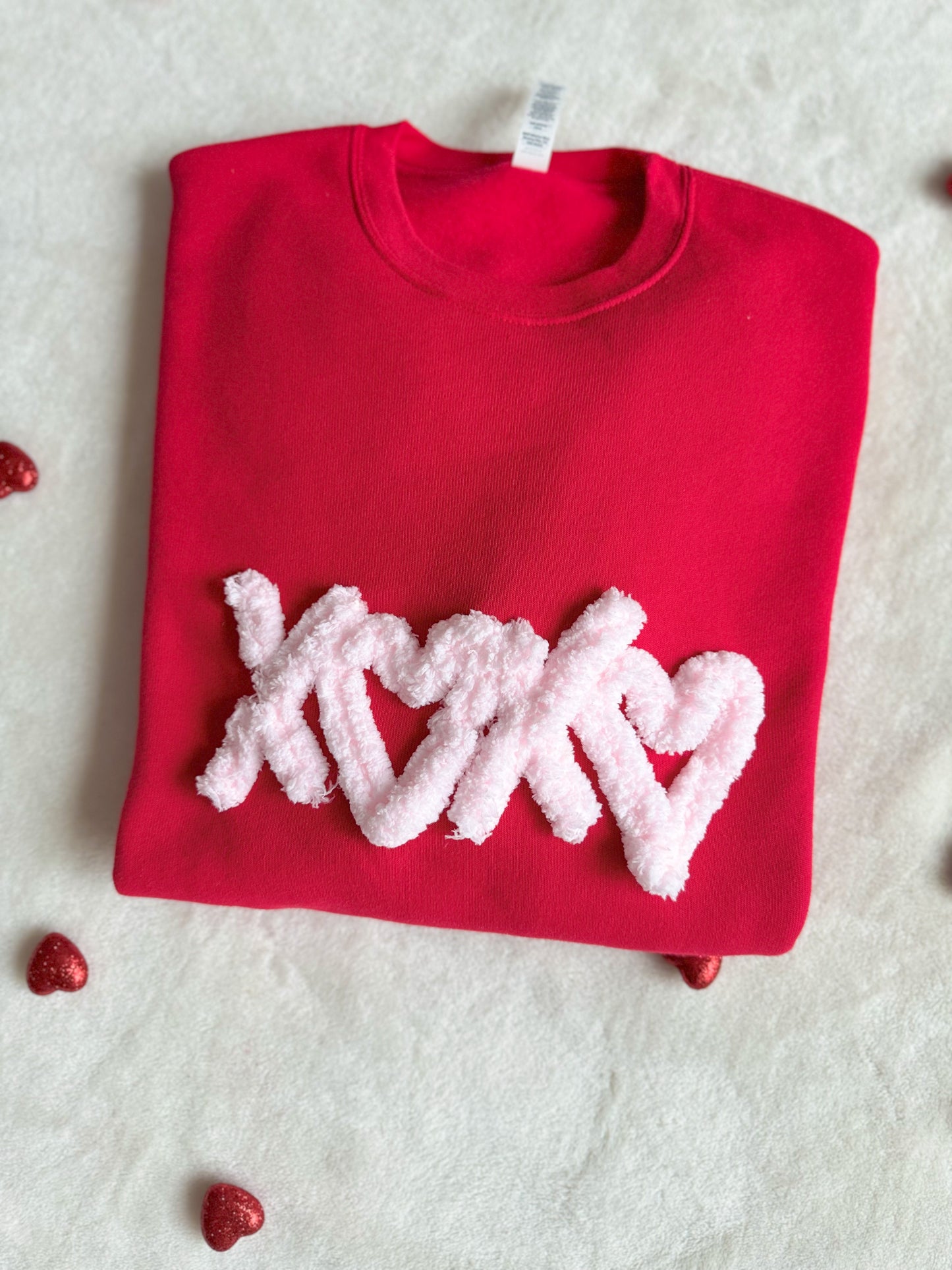 XOXO 3D Embroidered Sweatshirt (ADULT)