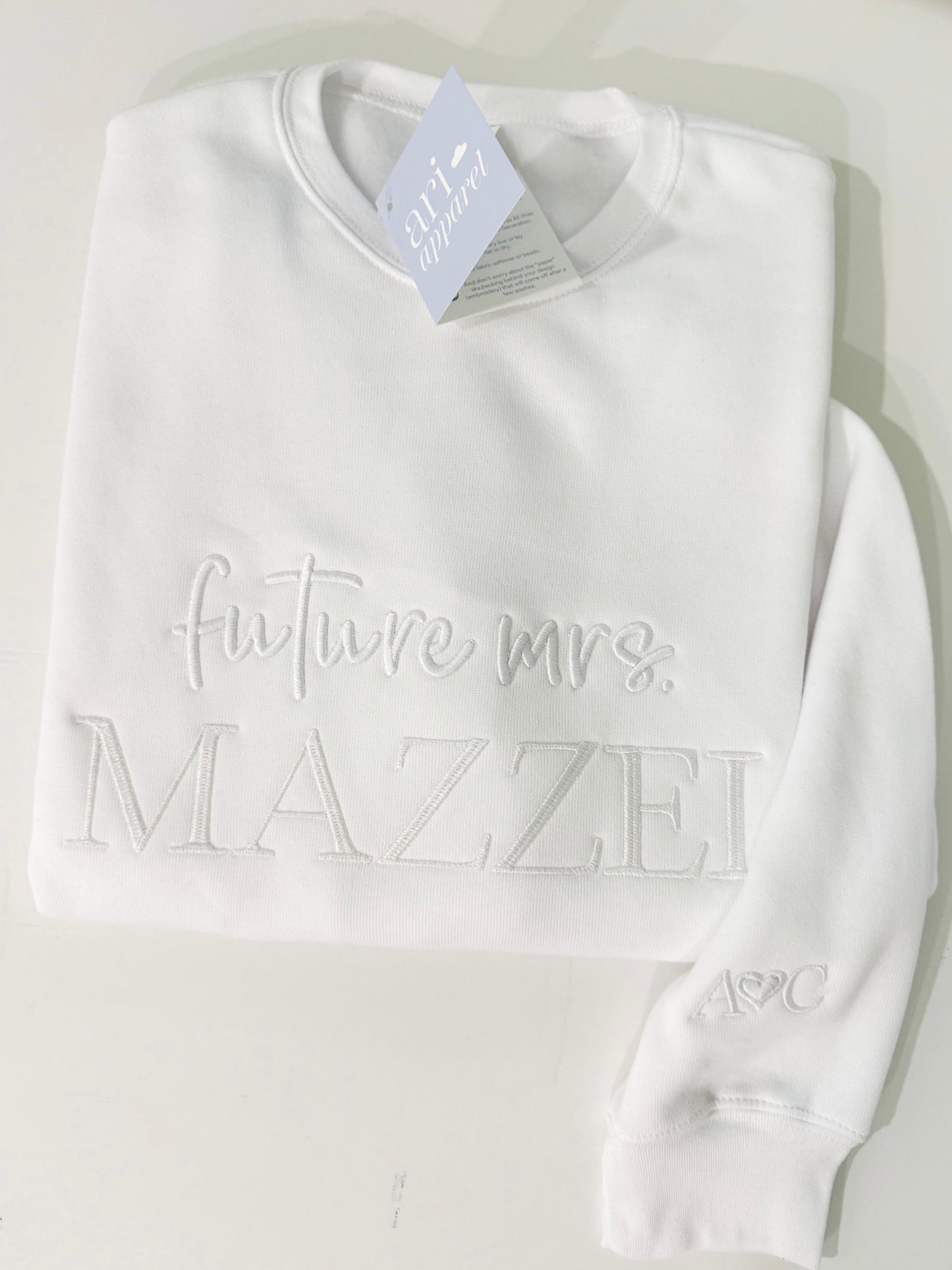 FUTURE MRS. Embroidered Sweatshirt