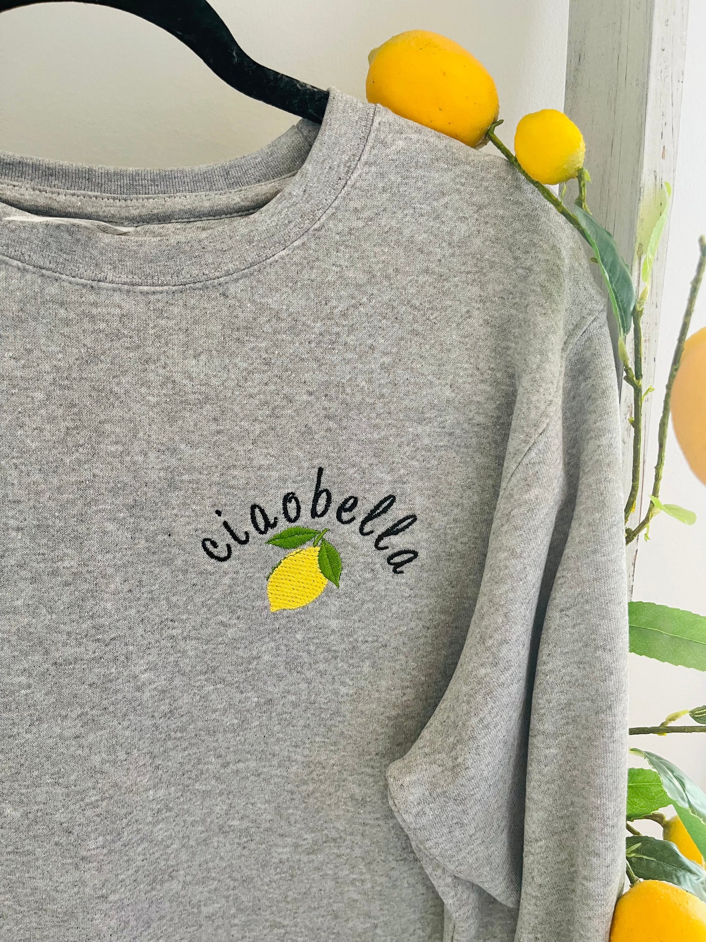 Ciao Bella Embroidered Sweatshirt (BABIES/KIDS)