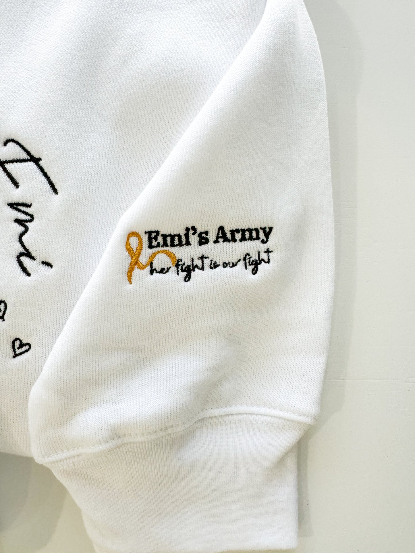 🎗️Empowering Emi 🎗️ Embroidered SWEATSHIRT (ADULTS)