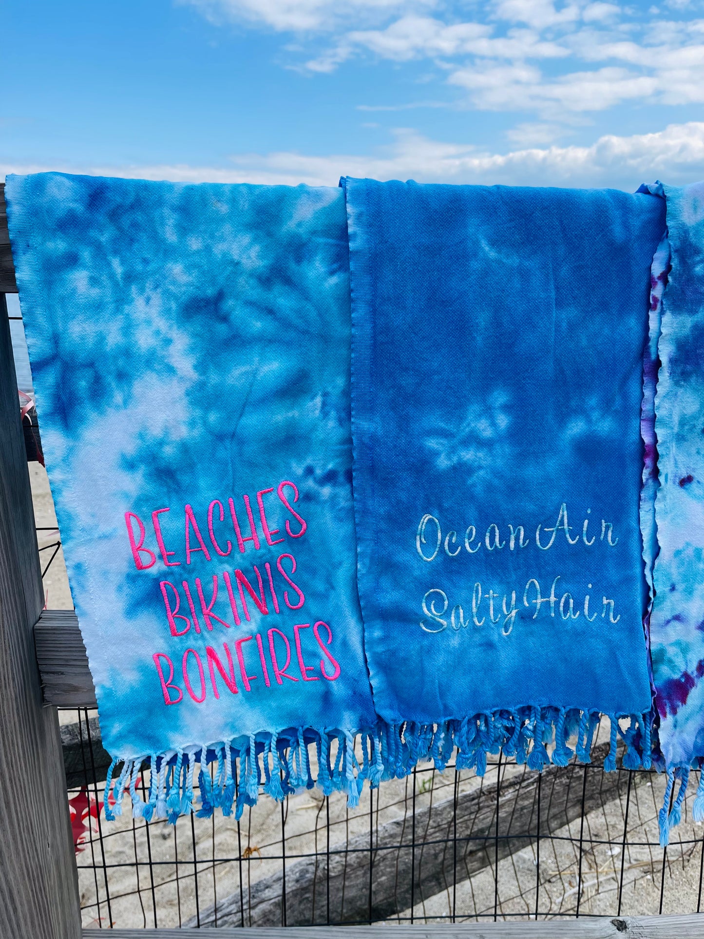 BEACHES BIKINIS BONFIRES - Turkish Towel