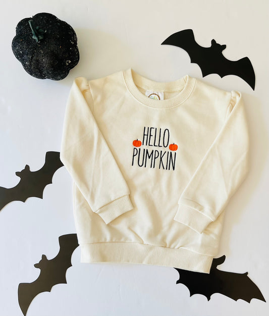 Hello Pumpkin Kids SWEATSHIRT