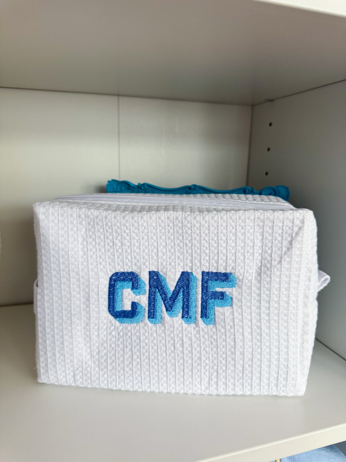 Custom Waffle Travel/Toiletry/Makeup Pouches