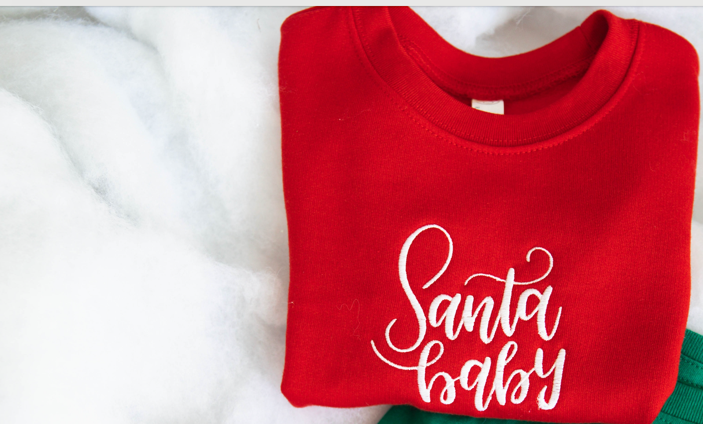 Santa Baby (KIDS) Embroidered Sweatshirt